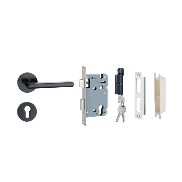 Door Knob With Lock – Keyed Entry Black