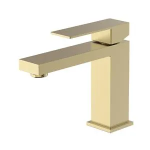 Brushed Gold Single Hole Basin Faucet