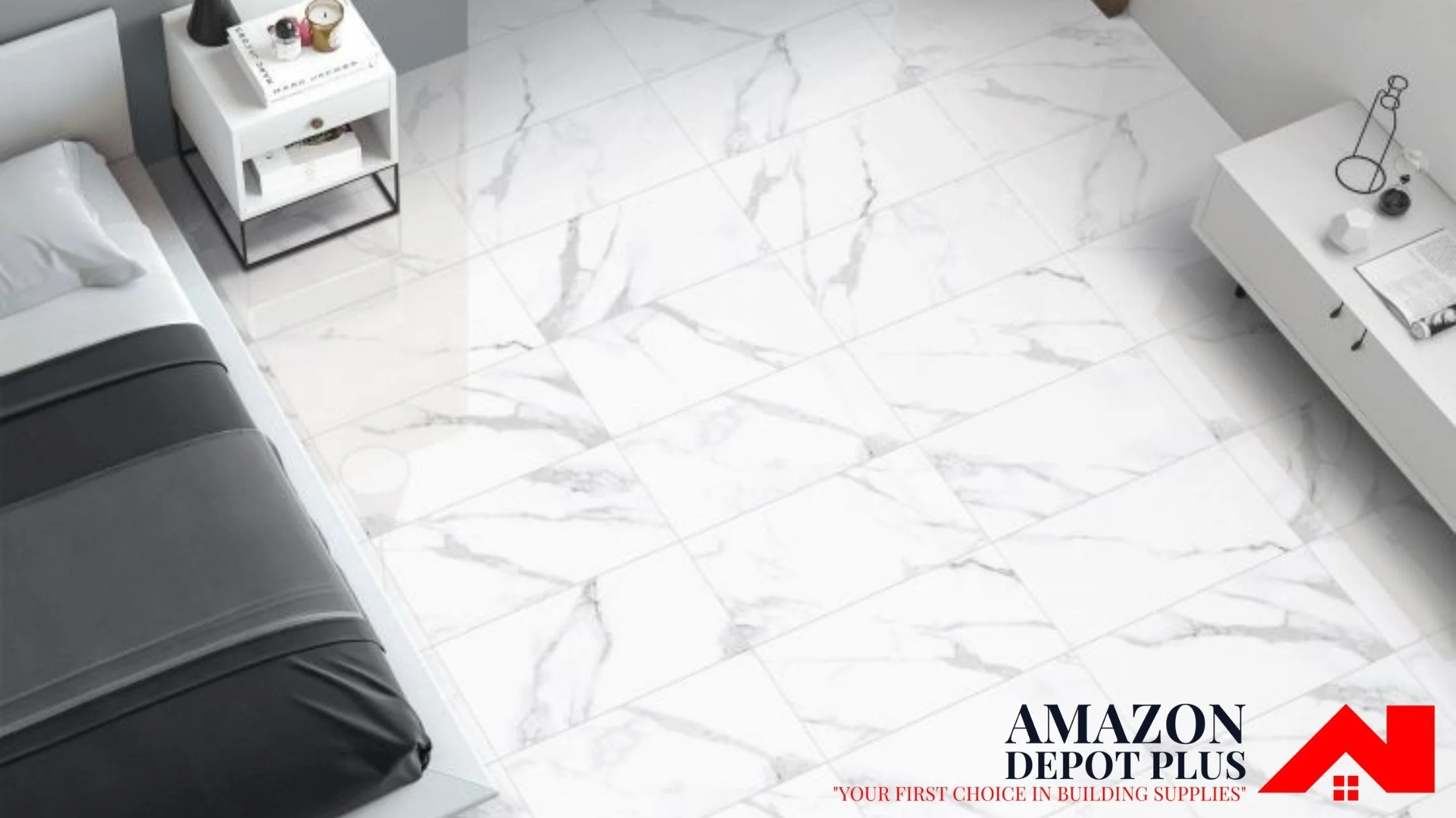 Statuario Porcelain Tiles in Canada