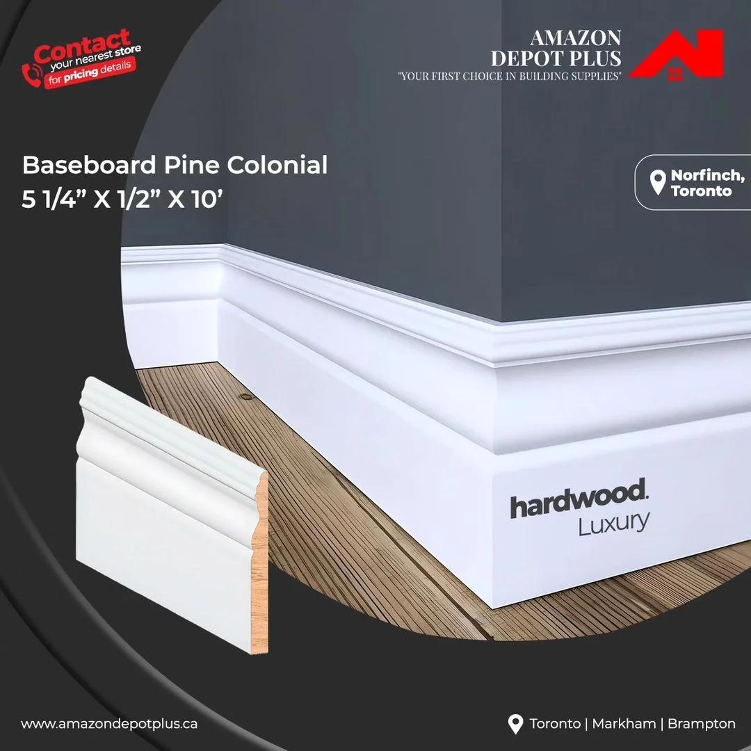 pine colonial baseboard 