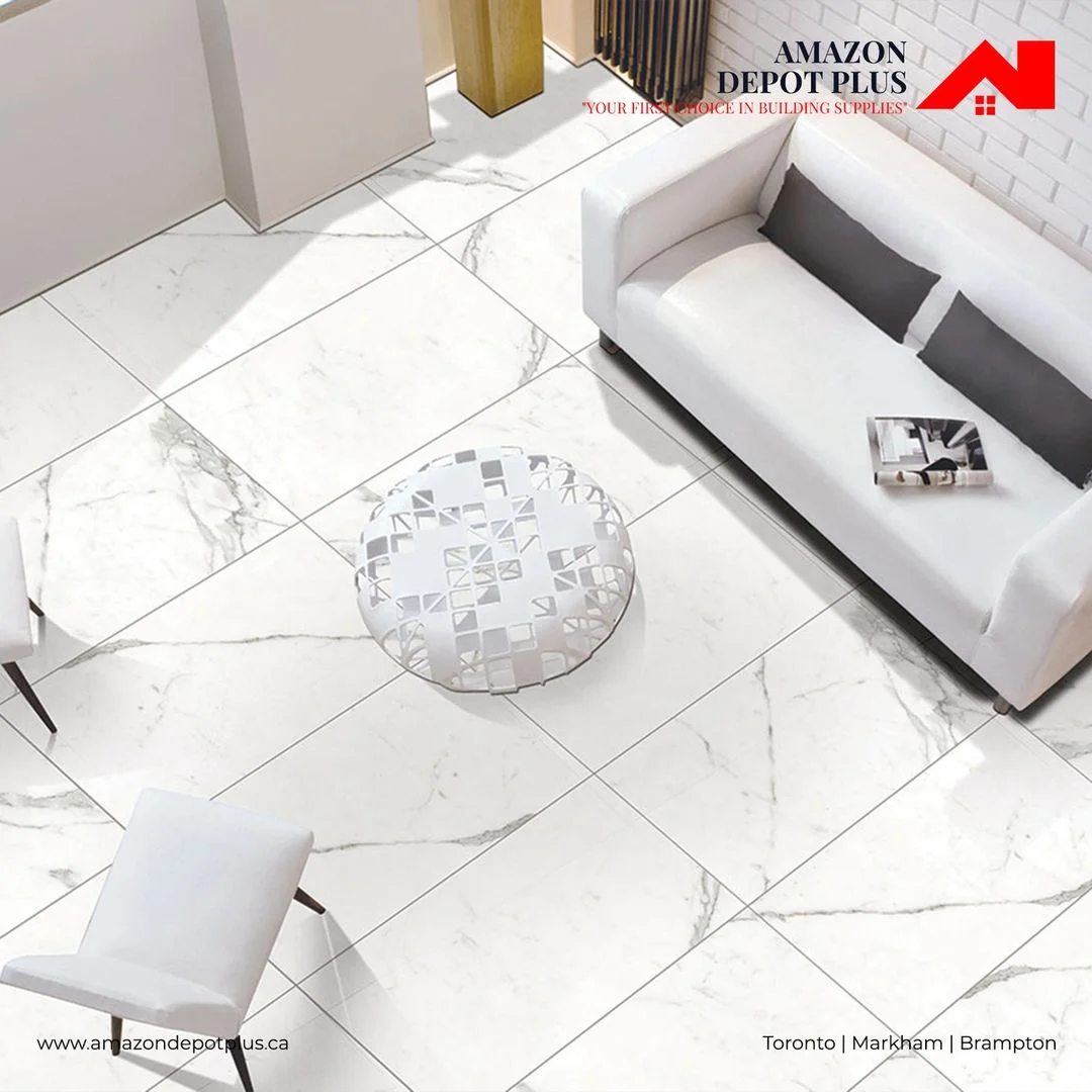 24x48 inch Cezer White Porcelain Tiles